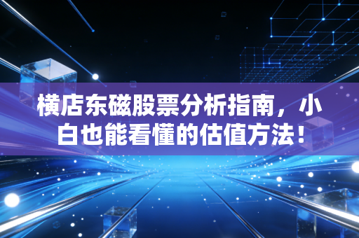 横店东磁股票分析指南，小白也能看懂的估值方法！