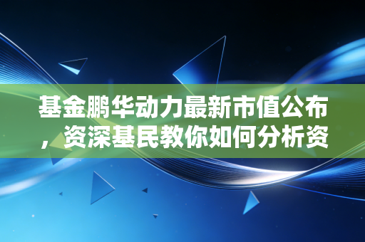 基金鹏华动力最新市值公布，资深基民教你如何分析资产配置！