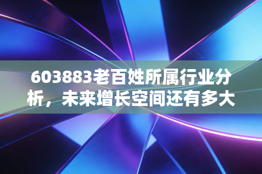 603883老百姓所属行业分析，未来增长空间还有多大？