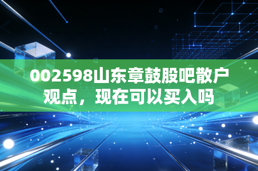 002598山东章鼓股吧散户观点，现在可以买入吗