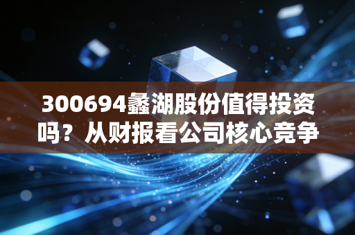 300694蠡湖股份值得投资吗?从财报看公司核心竞争力!