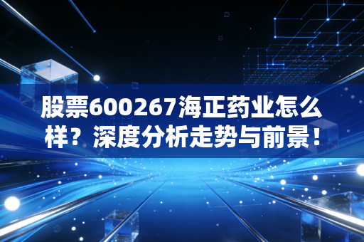 股票600267海正药业怎么样？深度分析走势与前景！