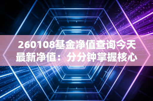 260108基金净值查询今天最新净值：分分钟掌握核心调仓动态