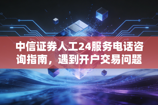 中信证券人工24服务电话咨询指南,遇到开户交易问题看这里!