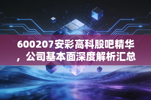 600207安彩高科股吧精华，公司基本面深度解析汇总