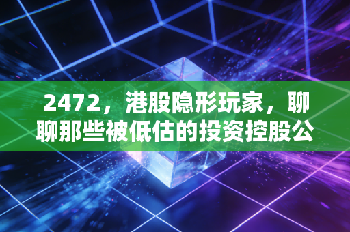 2472，港股隐形玩家，聊聊那些被低估的投资控股公司