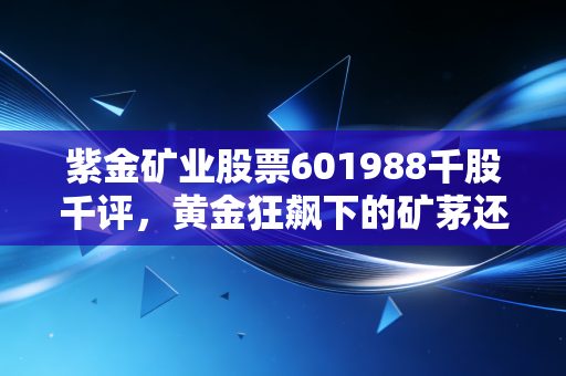 紫金矿业股票601988千股千评,黄金狂飙下的矿茅还能飞多高?深度剖析与散户实录