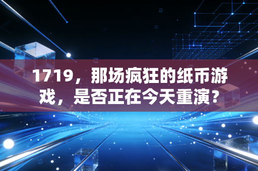 1719,那场疯狂的纸币游戏,是否正在今天重演?