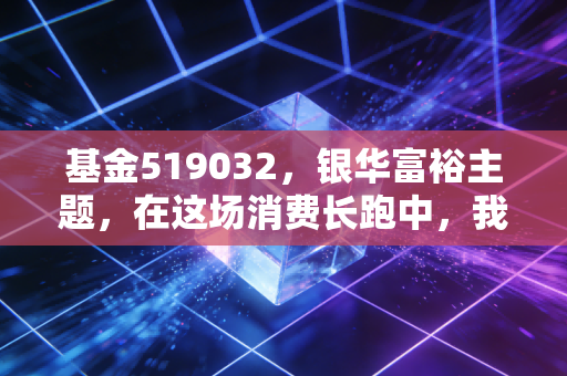 基金519032，银华富裕主题，在这场消费长跑中，我们该如何安放焦虑？
