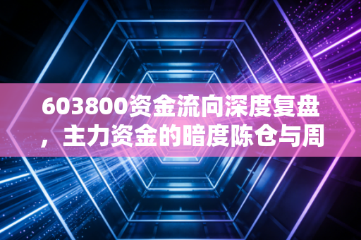 603800资金流向深度复盘，主力资金的暗度陈仓与周期股的生存法则