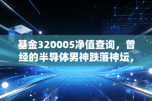 基金320005净值查询,曾经的半导体男神跌落神坛,我们该如何面对过山车式的基金投资?