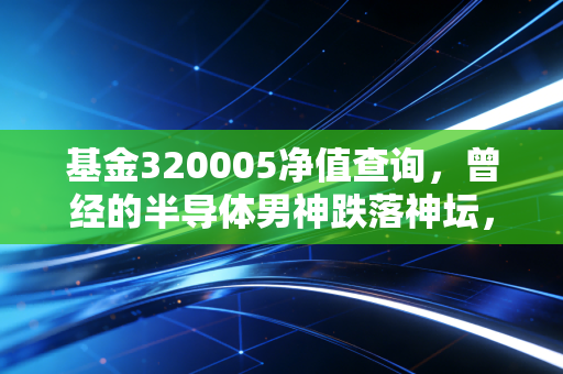 基金320005净值查询，曾经的半导体男神跌落神坛，我们该如何面对过山车式的基金投资？