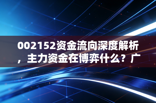 002152资金流向深度解析，主力资金在博弈什么？广电运通的数字人民币故事还能讲多久？