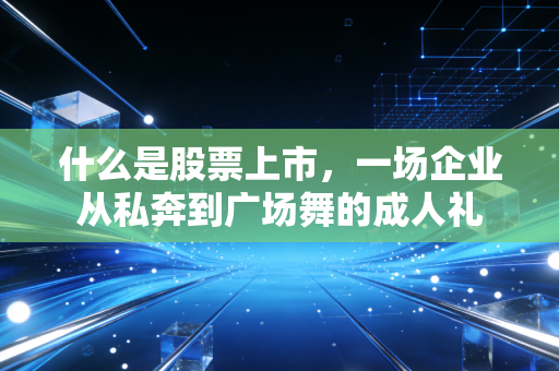 什么是股票上市,一场企业从私奔到广场舞的成人礼
