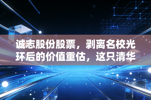 诚志股份股票,剥离名校光环后的价值重估,这只清华系老兵还能打吗?