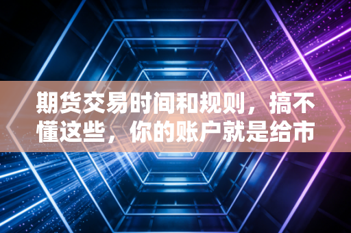 期货交易时间和规则,搞不懂这些,你的账户就是给市场送钱的