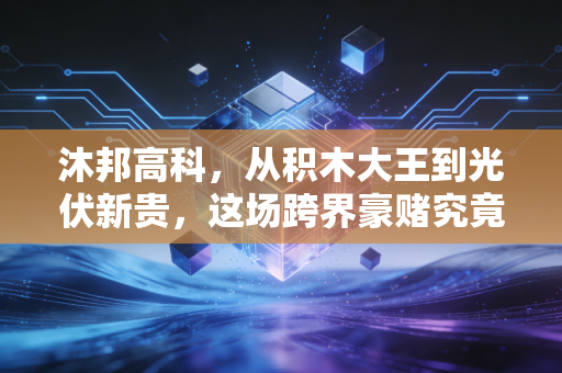 沐邦高科,从积木大王到光伏新贵,这场跨界豪赌究竟是绝地反击还是昙花一现?