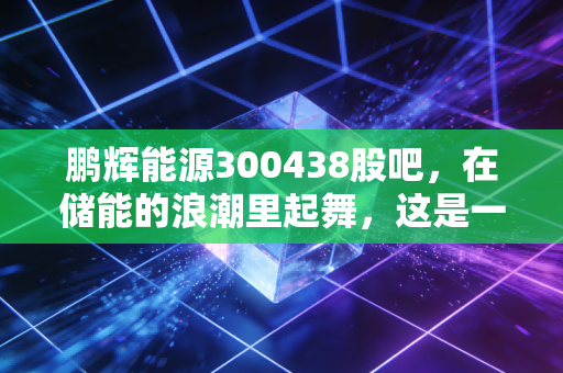 鹏辉能源300438股吧,在储能的浪潮里起舞,这是一家被低估的隐形冠军吗?