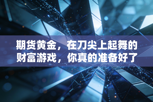 期货黄金，在刀尖上起舞的财富游戏，你真的准备好了吗？