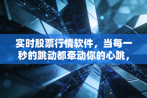 实时股票行情软件,当每一秒的跳动都牵动你的心跳,我们该如何与焦虑共处?