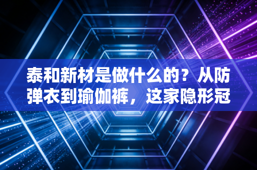 泰和新材是做什么的？从防弹衣到瑜伽裤，这家隐形冠军如何撑起中国制造的骨架
