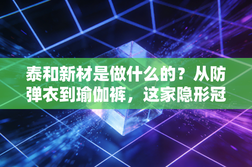 泰和新材是做什么的？从防弹衣到瑜伽裤，这家隐形冠军如何撑起中国制造的骨架
