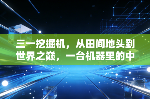 三一挖掘机,从田间地头到世界之巅,一台机器里的中国经济缩影