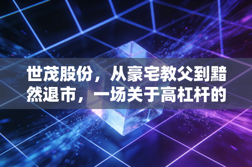 世茂股份，从豪宅教父到黯然退市，一场关于高杠杆的残酷告别