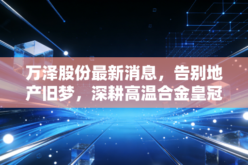 万泽股份最新消息，告别地产旧梦，深耕高温合金皇冠上的明珠，这家转型企业到底成色几何？