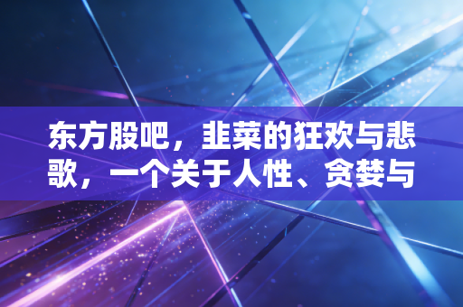 东方股吧,韭菜的狂欢与悲歌,一个关于人性、贪婪与救赎的真实记录