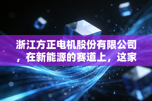 浙江方正电机股份有限公司，在新能源的赛道上，这家老将能否跑出加速度？