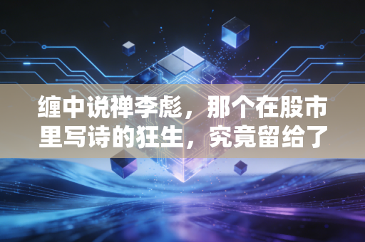 缠中说禅李彪,那个在股市里写诗的狂生,究竟留给了我们什么?