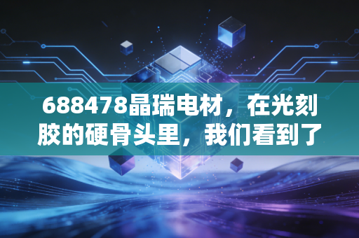 688478晶瑞电材，在光刻胶的硬骨头里，我们看到了国产化的倔强与希望