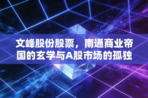 文峰股份股票,南通商业帝国的玄学与A股市场的孤独舞者