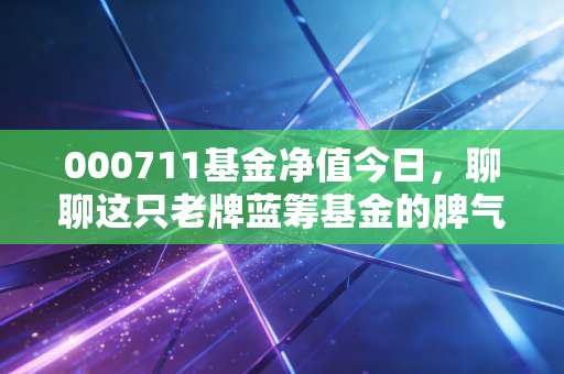 000711基金净值今日,聊聊这只老牌蓝筹基金的脾气与我们的理财焦虑