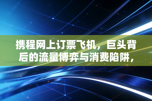 携程网上订票飞机，巨头背后的流量博弈与消费陷阱，我们该如何明智出行？