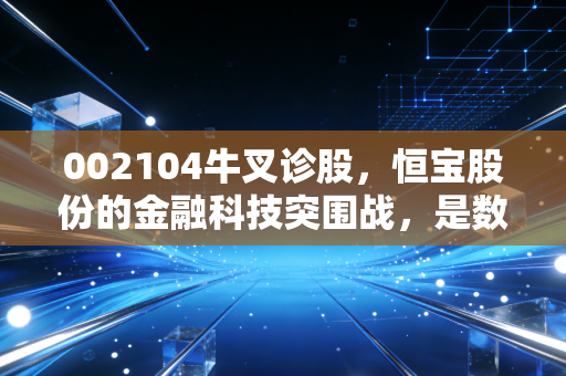 002104牛叉诊股，恒宝股份的金融科技突围战，是数字货币风口下的真金白银还是昙花一现？