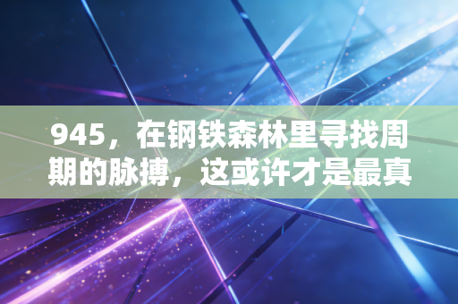 945,在钢铁森林里寻找周期的脉搏,这或许才是最真实的财富密码