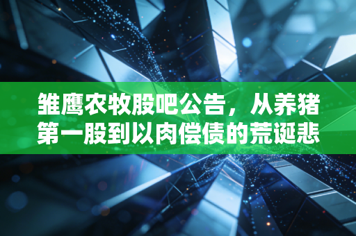 雏鹰农牧股吧公告，从养猪第一股到以肉偿债的荒诞悲歌，散户的七年之痒