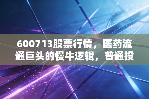 600713股票行情，医药流通巨头的慢牛逻辑，普通投资者该如何看懂南京医药？