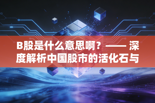 B股是什么意思啊？—— 深度解析中国股市的活化石与被遗忘的投资孤岛