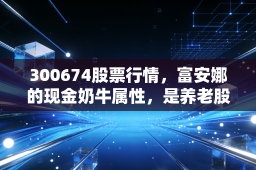 300674股票行情，富安娜的现金奶牛属性，是养老股还是价值陷阱？