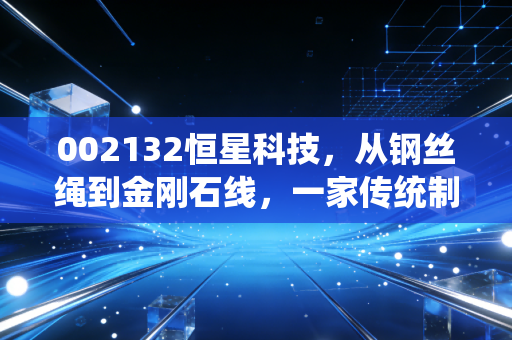 002132恒星科技，从钢丝绳到金刚石线，一家传统制造企业的华丽转身与隐忧