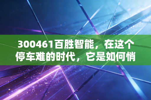 300461百胜智能，在这个停车难的时代，它是如何悄悄改变我们生活的？