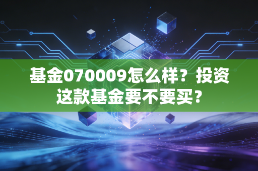 基金070009怎么样？投资这款基金要不要买？