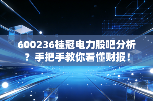 600236桂冠电力股吧分析?手把手教你看懂财报!