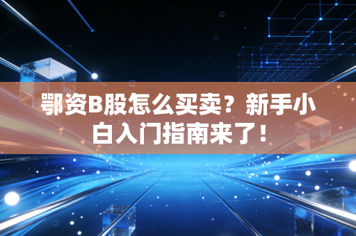 鄂资B股怎么买卖？新手小白入门指南来了！