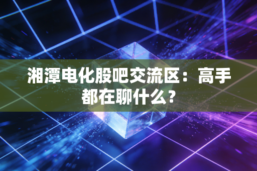 湘潭电化股吧交流区：高手都在聊什么？