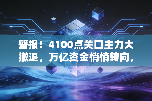 警报!4100点关口主力大撤退,万亿资金悄悄转向,散户还在蒙在鼓里
