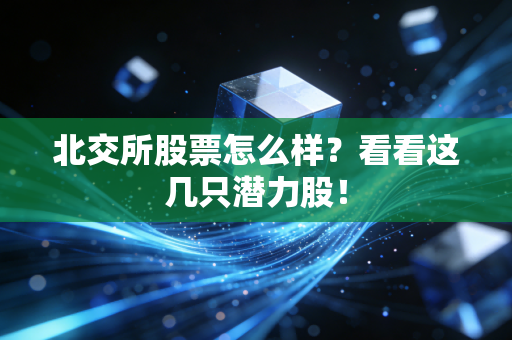 北交所股票怎么样？看看这几只潜力股！